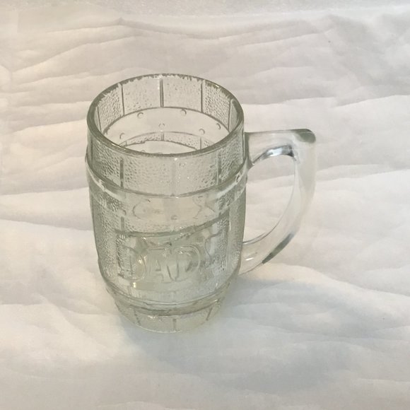 Vintage Dad's Root beer embossed glass advertising drinking mug - Picture 6 of 11